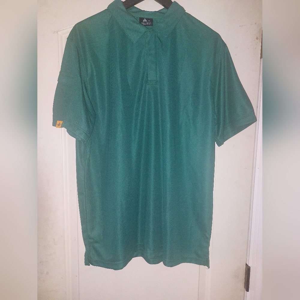 Men's Green Golf Polo Shirt